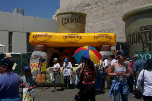 Inflatable Buildings and Tents country crock sampling booth
